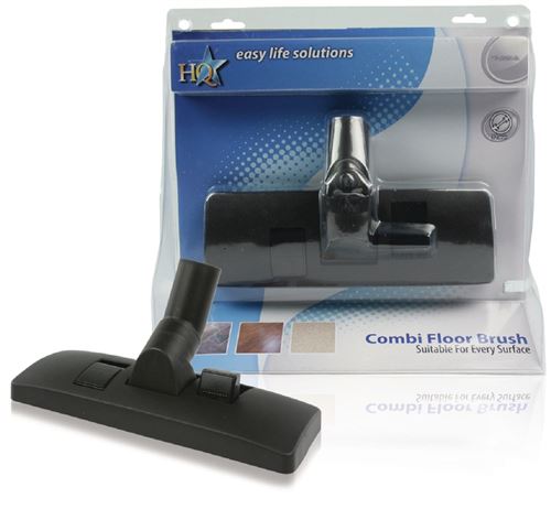HQ W7-60251-BL Brosse de sol combinée 32 mm noir