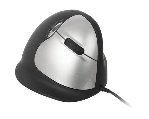 R-Go Tools R-Go HE Break Mouse, Souris ergonomique, Logiciel anti-RSI, Moyen (165-195mm), Filaire