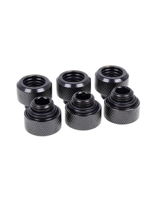 Alphacool Eiszapfen Connector Series HardTube Socket - Raccord de compression du système de refroidissement par liquide - mat noir