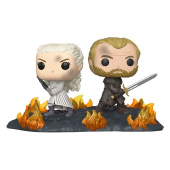 Pack 2 figurines Funko Pop Game of Thrones Daenerys et Jorah 9 cm