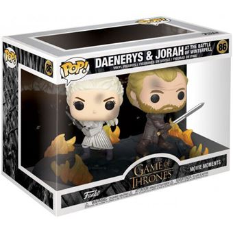 Pack 2 figurines Funko Pop Game of Thrones Daenerys et Jorah 9 cm