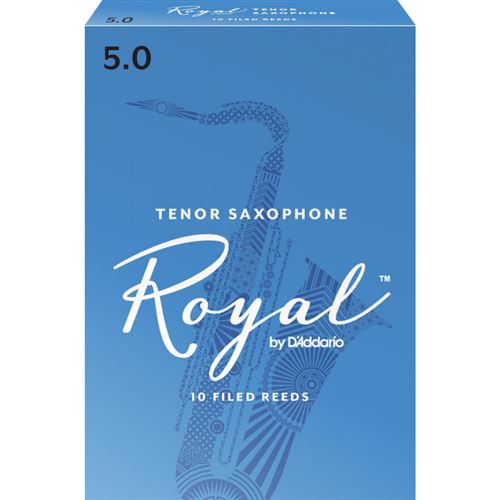 D'Addario RKB1050 - Anches saxophone ténor, force 5.0, boîte de 10