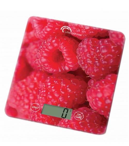 Balance de cuisine electronique 5kg-1g rouge - 8102 - LITTLE BALANCE