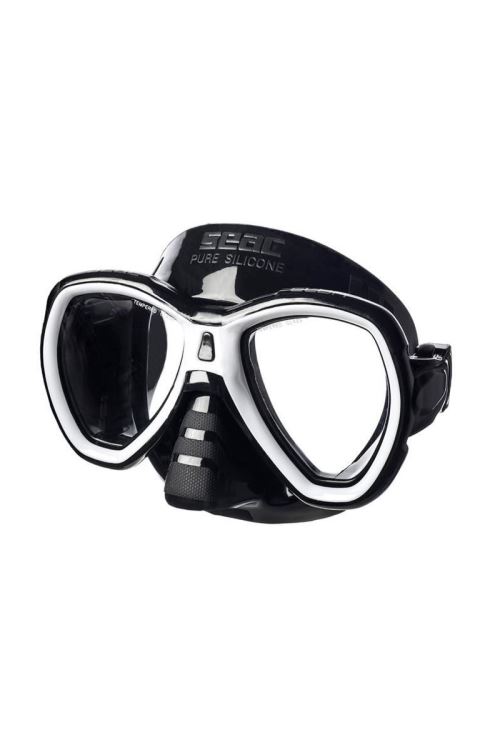 SEAC Masque de Plongée Elba - Adulte - Noir et blanc