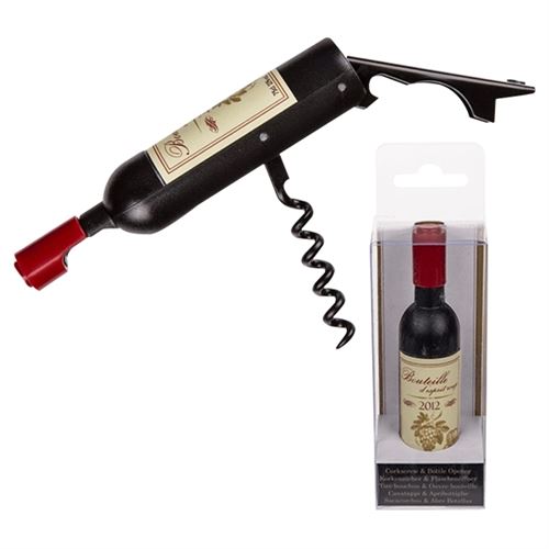 Totalcadeau Multi Tire-Bouchon Et Décapsuleur Allure Bouteille De Vin Bordeaux 2012