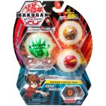 Pour bakugan - pack de demarrage ventus krakelios : 3 boules (verte rouge brune verte) - battle planet