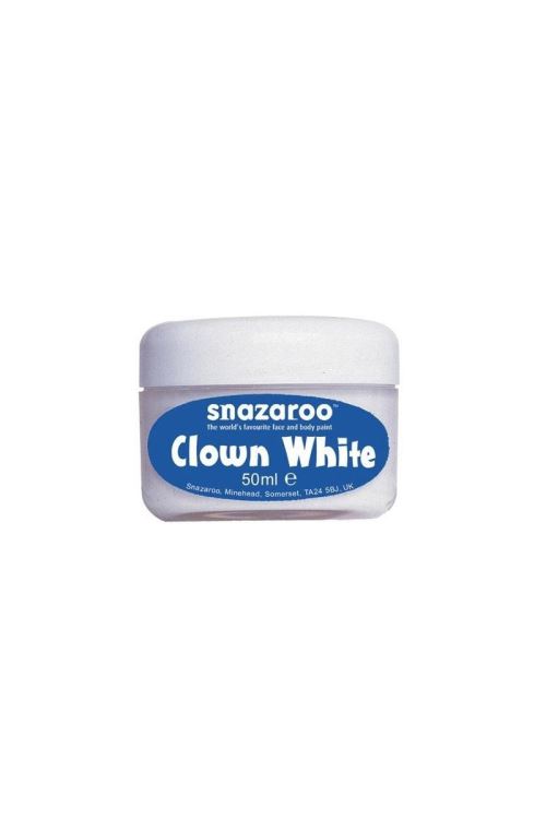 SNAZAROO Blanc de clown pot de 50ml