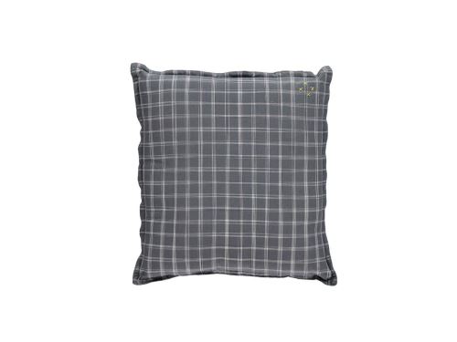 Camomile London - CHECK AND PRINTED CUSHIONS Ikat Check Blue