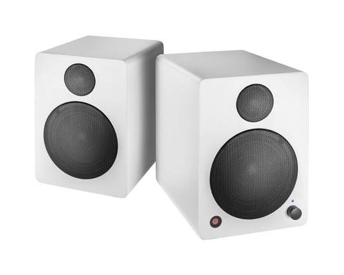 Wavemaster Cube mini Neo - Kit d'enceintes avec Streaming Câble/Bluetooth 50 W pour TV/PC/Tablette/Smartphone, Blanc