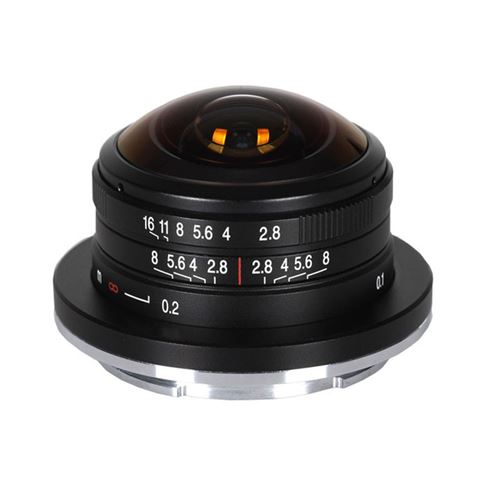 Laowa Hybride lens 4 mm f/2.8 Fisheye voor Fuji X