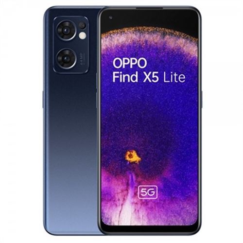Smartphone Oppo Find X5 Lite 6 43 pouces FHD 8 GB RAM 256 GB Noir