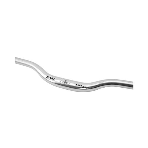 Cintre de vélo VTT / Ville UNO Rise bar Ø31,8 – 640 mm Argent