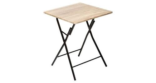 Non Communiqué Naturel Table Pliante "Basic" 76Cm