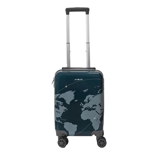 Jet lag - Valise cabine Carte du monde - Gris
