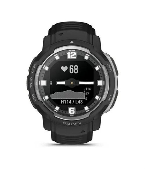 Montre Connectée Garmin Instinct Crossover Référence 0100273003 Noir
