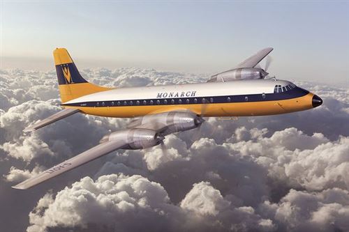  Bristol 175 Britannia Monarch Airlines - 1:144e - Roden