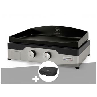 Plancha gaz Signature Allure 260 Duo + Housse de protection - Le Marquier - 1