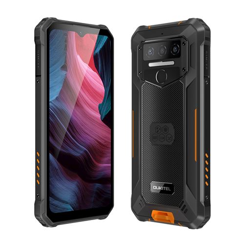 Smartphone Oukitel WP23 Plus 6.52 24Go 256Go Android 14 Telephone Portable dual sim 4G-Orange