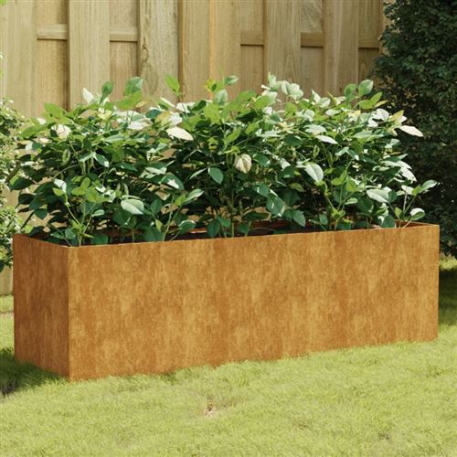 Vidaxl Lit Surélevé - Corten - Image 3