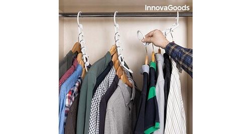 Accroche cintres pour 40 vêtements (24 pièces) - organisateur pour pendrie