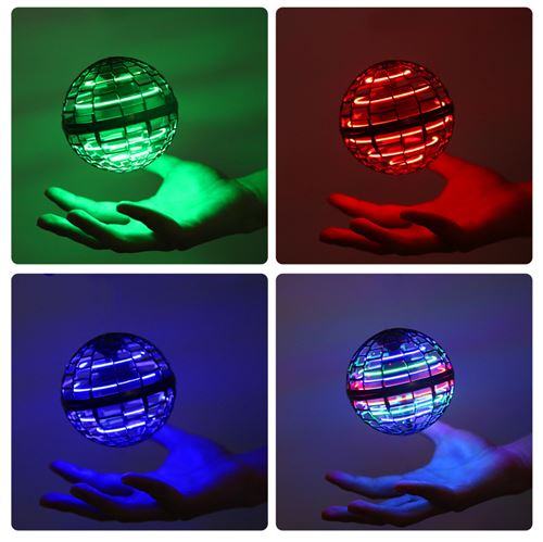 9€59 sur Mini UFO Drone pour Enfants VORMOR Jouet Volant Ball Rotation à  360 ° avec Lumière LED - Bleu - Autre jeu de plein air - Achat & prix