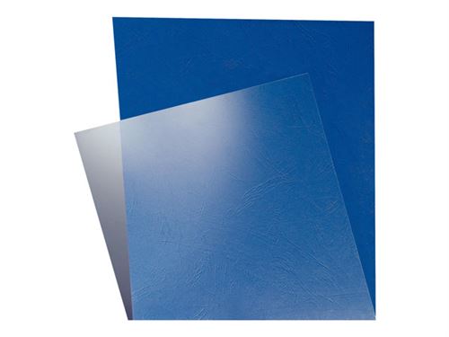 Leitz - A4 (210 x 297 mm) - 250 microns - transparent - 100 feuille(s) couverture à reliure - pour Leitz comBIND 300, comBIND 500e; comBIND 500e
