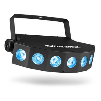 BeamZ Fingers7 Jeu de lumière RGBW - Modes DMX 4 ou 7 canaux, mode automatique, mode détection du son - 1