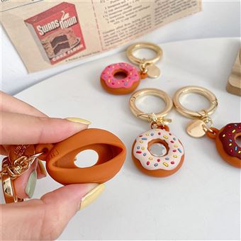 Porte-clés rond Donut 3,5 x 3,5 cm - Porte clef - Achat & prix