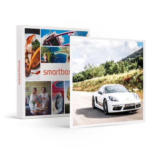 SMARTBOX - Coffret Cadeau 8 tours de circuit au volant d'une Ferrari 488 GTB et d'une Porsche Cayman-Sport & Aventure