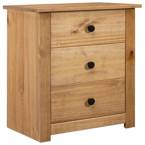 vidaXL Table de chevet 46x40x57 cm Pin Assortiment Panama