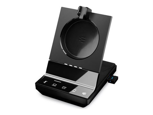 EPOS IMPACT SDW 5036T - Système de casque - sur-oreille - DECT - sans fil, filaire - noir - Certifié pour Microsoft Teams, Optimisé pour la CU