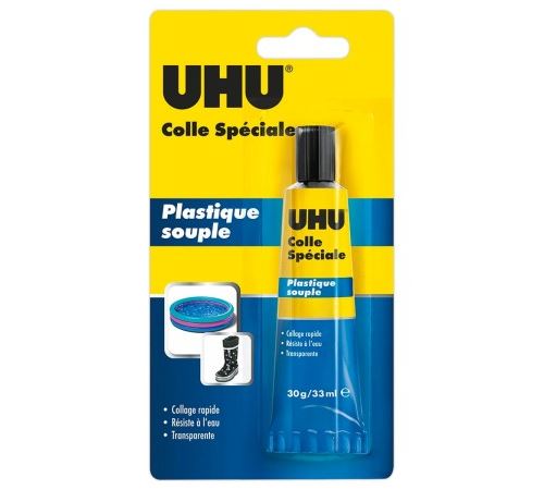 Colle spéciale Plastique souple UHU - 30 g