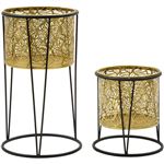 Support à plantes en métal Coppia (Lot de 2) Modèle 3