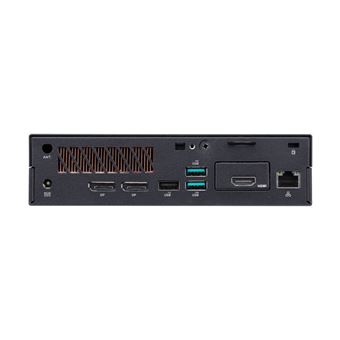 ASUS PB63 B3011AH - Mini PC Core i3 13100 / jusqu'à 4.5 GHz - RAM 8 Go - SSD 256 Go - UHD Graphics 730 - Gigabit Ethernet, IEEE 802.11ax (Wi-Fi 6) - Win 11 Pro - moniteur : aucun - noir