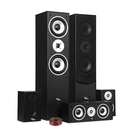 Ensemble Hifi/Home-Cin&eacute;ma - Evidence Acoustics - EA850-BK - 5 enceintes - 850W - Bass Reflex