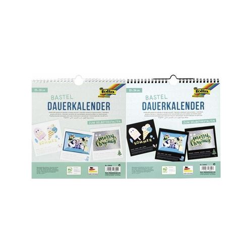 folia Calendrier mural créatif, 230 x 240 mm, blanc