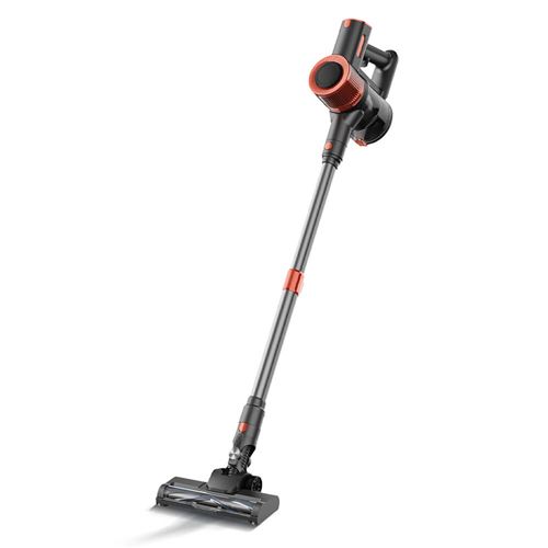 Aspiradora inalámbrica JIGOO C200, 2 modos de trabajo, 40 minutos de funcionamiento, succión de 23 KPa, ruido≤ 72 dB, tubo metálico telescópico, faro LED