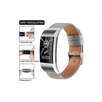 Aux femmes aux femmes bracelet de montre Fitbit Charge 2 argent