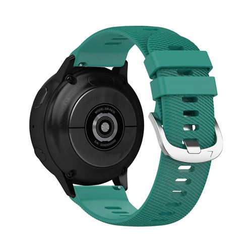 Avizar Vert Bracelet Pour Samsung Galaxy Watch Active 2 40Mm Silicone Texturé Foncé - Image 3