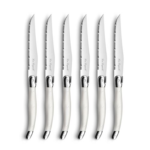 Amefa Rustic - Coffret 6 Couteaux Steak Perle - Image 2