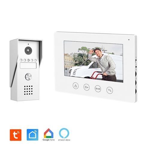 Joom Octopia Portier Vidéo - Kyf - Filaire - Connecté Wifi - Ecran Tactile 7'' - 2 Fils - Image 3