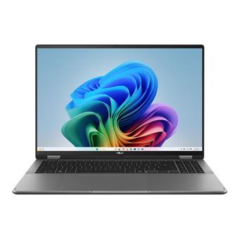 ASUS Vivobook 16 Flip TP3607SH-FLIP-RJ053X - Conception inclinable - Intel Core Ultra 7 - 258V / jusqu'à 4.8 GHz - Win 11 Pro - GeForce RTX 5050 - 32 Go RAM - 1 To SSD NVMe - 16" OLED écran tactile 2880 x 1800 (3K) @ 120 Hz - Wi-Fi 7, Bluetooth - gris m - 1