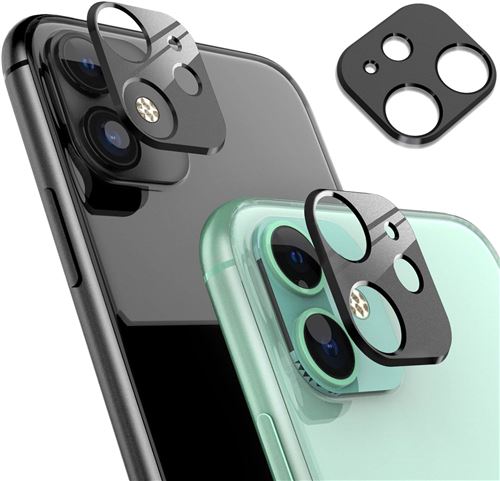 Verres Protection Couleur Noir Camera Arriere X3 Pour iPhone 11 Little Boutik®