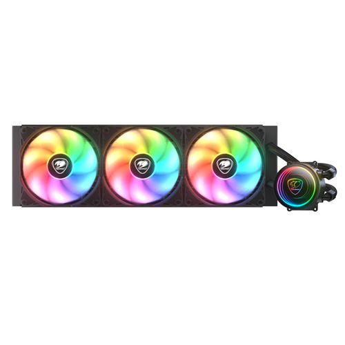 Non Communiqué Cougar Poseidon Elite Argb - Système De Refroidissement Liquide De Processeur - Taille De Radiateur : 240 Mm - (Pour : Lga1851, Lga115x Socket, Lga1200, Lga1366, Lga1700, Am2, Am3, Am4, Am5, Fm1, Fm2) - Cuivre - 120 Mm
