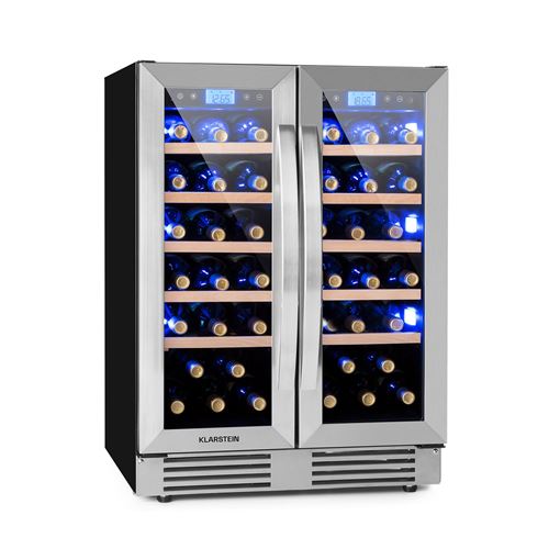 Vinovilla 42 Twin cave &agrave; vin Duo encastrable 126L 42 bouteilles 