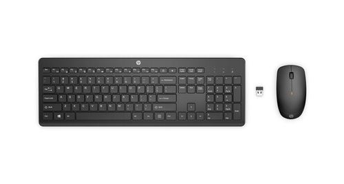 Non Communiqué Noir Hp 230 Clavier Rf Sans Fil Qwerty Anglais