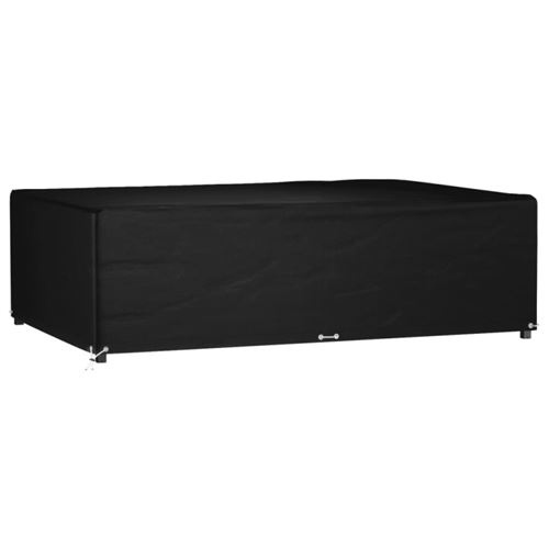 Vidaxl Noir Housse De Salon De Jardin - 227X152x65 Cm - Image 3