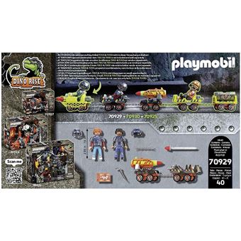 Playmobil 70929 Dino Mine Véhicule de tir