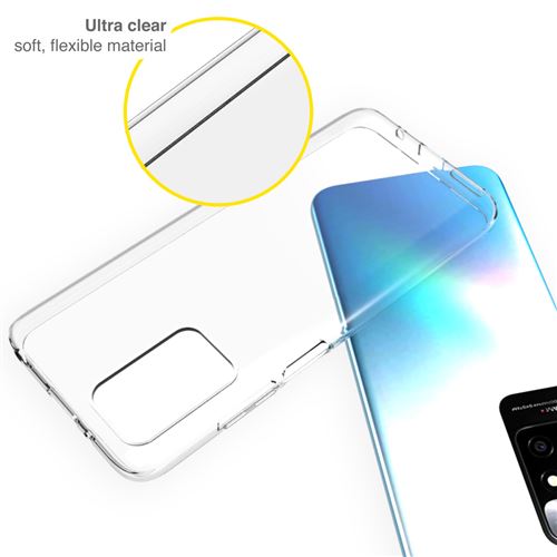 Accezz Coque Clear pour Xiaomi Redmi 10 Transparent