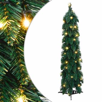 vidaXL Arbre de Noël Artificiel avec 45 LED, Sapin de Noël avec Support, Décoration de Vacances, Ornement de Fête Intérieur Extérieur, 90 cm 357689 - 1